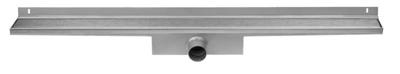 Easy Drain Compact Wall Zero afvoergoot 6x120 cm zijuitlaat RVS