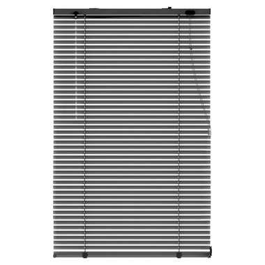 Fenstr jaloezie aluminium 25 mm antraciet - 200x180 cm - Leen Bakker
