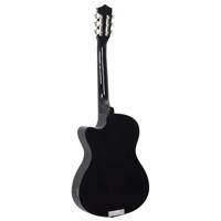 VidaXL Gitaar cutaway met 6 snaren western klassiek 38" zwart - thumbnail