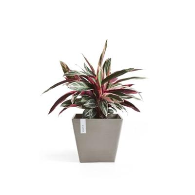 Ecopots Rotterdam kunststof bloempot Taupe - Ø 27,7 cm