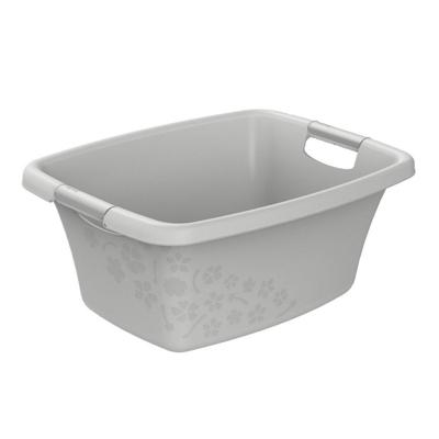 Rotho Flowers Wasmand 25L Cool Grey Rotho Flowers Wasmand 25L Cool Grey