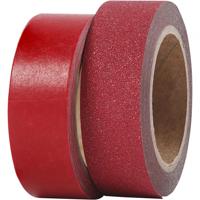 Vivi Gade Masking tape, b: 15 mm, rood, 2 rol/ 1 doos - thumbnail