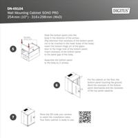 Digitus DN-49104 10inch-wandkast 12 HE Grijs, Grijs (metalen behuizing), Grijs (RAL 7035) - thumbnail