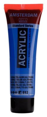 Royal Talens Amsterdam Standard Series Acrylverf Tube 20 ml - Kobaltblauw (Ultramarijn) 512