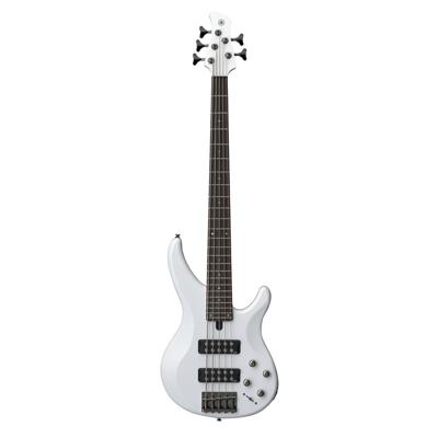 Yamaha TRBX305 White 5-snarige elektrische basgitaar