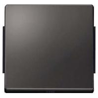 Merten 343114 Wisselschakelaar Afdekking AquaDesign Antraciet 1 stuk(s) - thumbnail