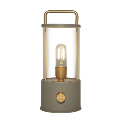 Portable lantaarn 25x11 cm olijf Anna's Collection - Annas collection
