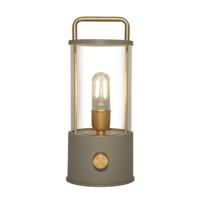 Portable lantaarn 25x11 cm olijf Anna's Collection - Annas collection - thumbnail