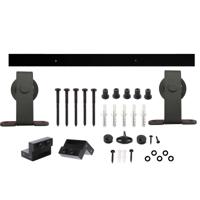 Intersteel Schuifdeursysteem Basic Top - mat zwart - thumbnail