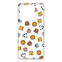 TPU bumper voor Xiaomi 13T Dieren Emojis - thumbnail