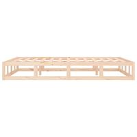 Bedframe massief hout 200x200 cm - thumbnail