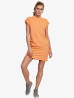 Urban Classics / jurk Turtle Extended Shoulder in oranje - thumbnail