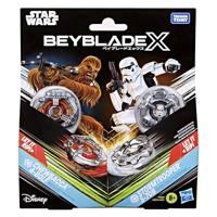 Beyblade X and Star Wars Collab Chewbacca 4-80LF vs. Stormtrooper 5-70B - thumbnail