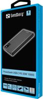 Sandberg 420-58 powerbank 10000 mAh Zwart - thumbnail