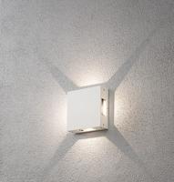 Wandlamp Konstsmide Cremona 7984-250 mat wit 230V quadlight square 17cm, 4x 3W - thumbnail