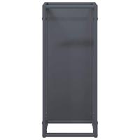 Brandhoutrek 25x25x60 cm koudgewalst staal antracietkleurig - thumbnail