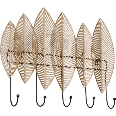 Stijlvolle Gouden Hangkapstok met Haken - Home - Metaal