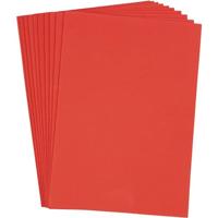 Creativ Company Eva foam vellen rood a4, 10st. - thumbnail