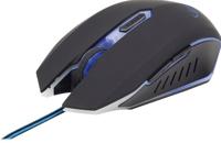 Gaming muis USB, zwart/blauw - thumbnail