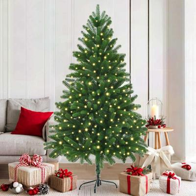 VidaXL Kerstboom met 300 led met standaard groen 180 cm pe
