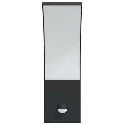 VidaXL Buitenwandlampen 2 st led met sensors gegoten aluminium zwart VidaXL Buitenwandlampen 2 st led met sensors gegoten aluminium zwart