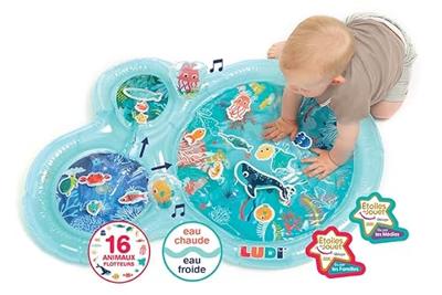 Waterspeelmat LUDI blauw