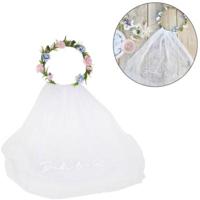 Ginger Ray haarband floral bride to be | 10 stuks - thumbnail