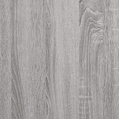 Wandschappen met stangen 2 st 20x25x30 cm grijs sonoma eiken - thumbnail