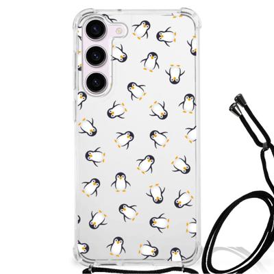 Doorzichtige Silicone Hoesje voor Samsung Galaxy S23 Pinguïn