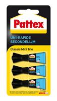 Secondelijm Pattex Classic Mini Trio vloeibaar 3x1g - thumbnail