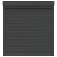 Rolluik 130x140 cm aluminium antracietkleurig - thumbnail