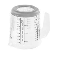 Keeeper Maatbeker 1L + citruspers grijs - thumbnail