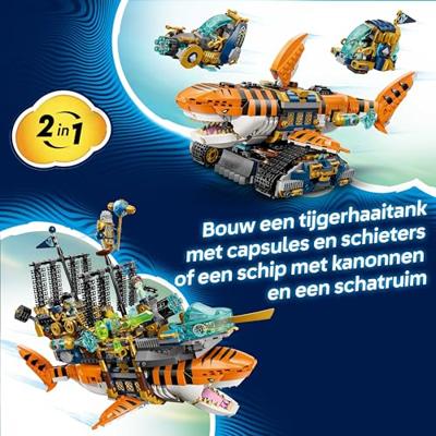 LEGO DREAMZZZ 71515 Tijgerhaai Tank