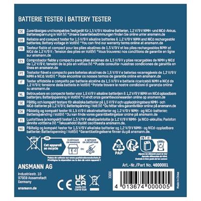 Ansmann Batterijtester