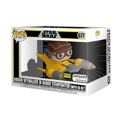 Star Wars Funko Pop Vinyl: Anakin in Naboo Starfighter with R2-D2
