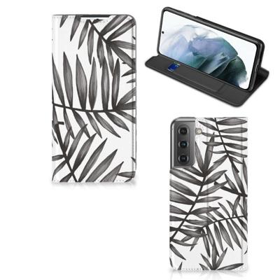 Samsung Galaxy S21 FE Smart Cover Leaves Grey Samsung Galaxy S21 FE Smart Cover Leaves Grey