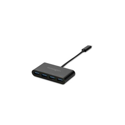Kensington K33616WW K33616WW USB-hub 4 poorten USB-A USB 3.1 Gen2 10 GBit/s Met USB-C stekker Zwart