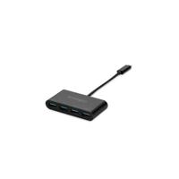 Kensington K33616WW K33616WW USB-hub 4 poorten USB-A USB 3.1 Gen2 10 GBit/s Met USB-C stekker Zwart - thumbnail