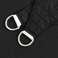 Zonnescherm vierkant 7x7 m oxford stof zwart - thumbnail