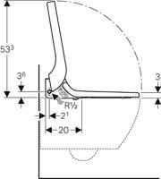 Geberit Toiletzitting met Onderdouche AquaClean Tuma Comfort Alpien Wit - thumbnail