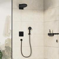 Hansgrohe DuoTurn Q kraan inbouw voor 2 functies, mat zwart - thumbnail