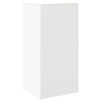 Opbergkast 50x45x103,5 cm bewerkt hout wit - thumbnail