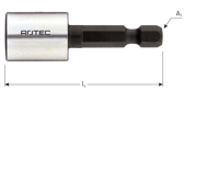 Rotec Dopsleutel | E6.3 | 1/4" Bitopname | Magnetisch | SW 3/8"x50 - 819.10301 - thumbnail