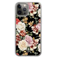 iPhone 12 (Pro) hybride hoesje - Flowerpower - thumbnail