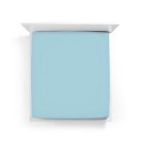 Bella Donna Bella Donna Hoeslaken Jersey Eenpersoons licht turquoise - 0518 90/190-100/220 - thumbnail