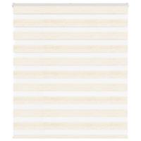 Zebra rolgordijn 130x100 cm stofbreedte 125,9 cm marmerbeige - thumbnail