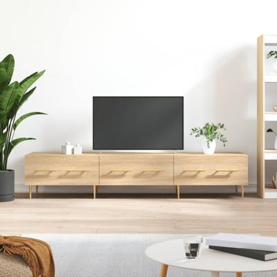 Tv-meubel 150x36x30 cm bewerkt hout sonoma eikenkleurig