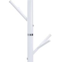 Kapstok 175 cm gepoedercoat ijzer wit - thumbnail