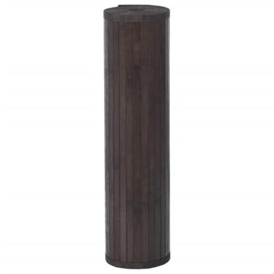 VidaXL Vloerkleed rechthoekig 70x300 cm bamboe donkerbruin