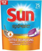 Sun Sun All-In -1 Extra Degreasing Vaatwastabletten- 75 stuks - thumbnail